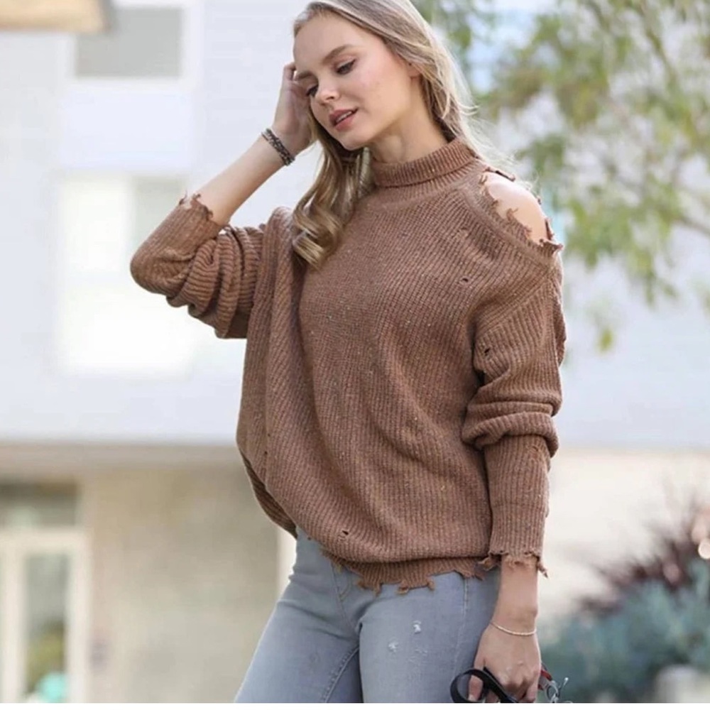 Distressed Women’s Sweater